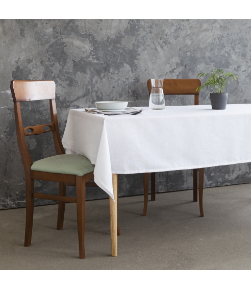 Tablecloth „Linen white“. Linen tablecloths