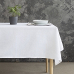 Tablecloth „Linen white“. Linen tablecloths, 140x200 cm, 140x240 cm, 140x300 cm