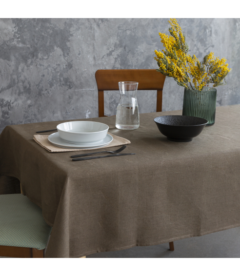 Staltiesė „Linen brown“