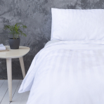 Premium Sateen Bedding Set „Stripe 2 cm“. Bedding sets 135x200, 140x200 cm