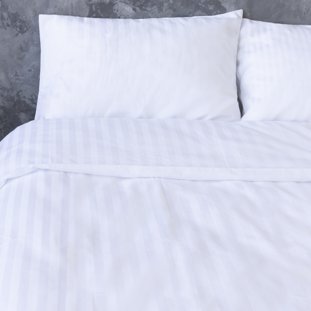 Premium Sateen Bedding Set „Stripe 2 cm“. Bedding sets 135x200, 140x200 cm