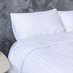 Premium Sateen Bedding Set „Stripe 2 cm“. Bedding sets 135x200, 140x200 cm