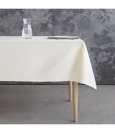 Tablecloth „Peachy square“. Cotton tablecloths