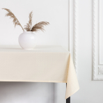 Tablecloth „Peachy square“. Cotton tablecloths, 140x240cm, 140x300 cm