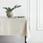 Tablecloth „Tea beans“. Cotton tablecloths, 140x240 cm, 140x300 cm