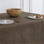 Tablecloth „Linen brown“. Linen tablecloths, 140x140 cm, 140x300 cm