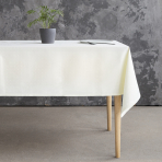 Tablecloth „Creamy square“. Cotton tablecloths, 140x200 cm, 140x240cm, 140x300 cm