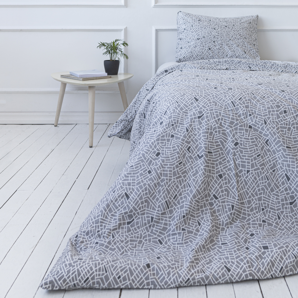 Bedding Set „Abstract“. Cotton bedding sets, 140x200 cm