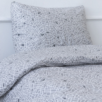 Bedding Set „Abstract“. Cotton bedding sets, 140x200 cm