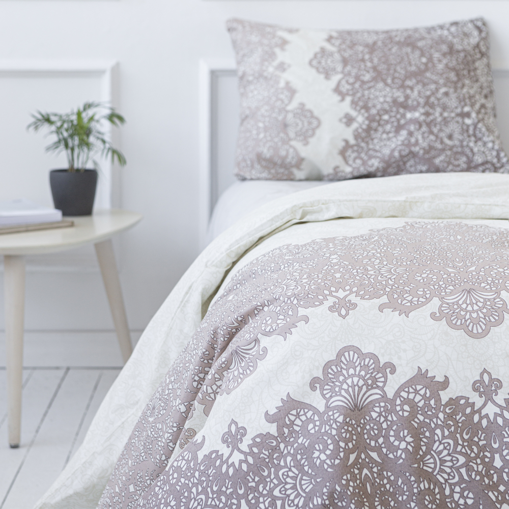 Bedding Set „Lace“. Cotton bedding sets, 140x200 cm