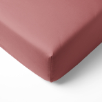 Satin Fitted Sheet „Ash rose“, 180x200 cm