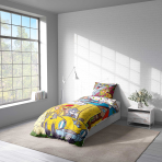 Children’s Bedding Set „Riding Jerry“. Kids bedding, 140x200 cm
