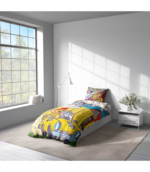 Children’s Bedding Set „Riding Jerry“. Kids bedding