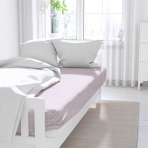 Cotton Bed Sheet „Rose stripes“, 150x220 cm