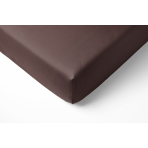 Satin Fitted Sheet „Chocolate“, 90x200 cm, 140x200 cm, 160x200 cm, 180x200 cm