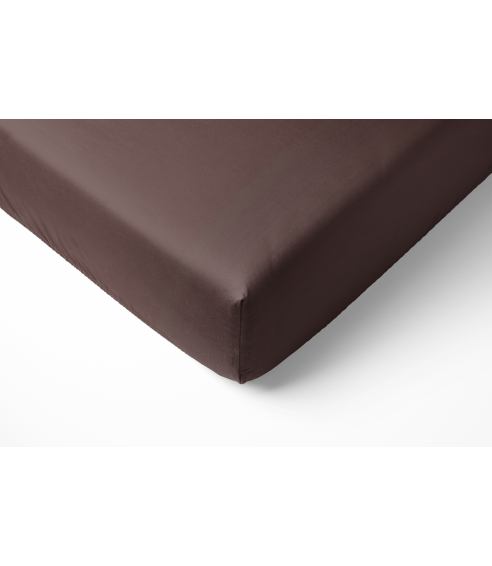 Satin Fitted Sheet „Chocolate“. Fittedsheets