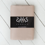 Satin fitted sheet "Classic coffee", 80x200 cm, 90x200 cm, 120x200 cm, 140x200 cm, 160x200 cm, 180x200 cm