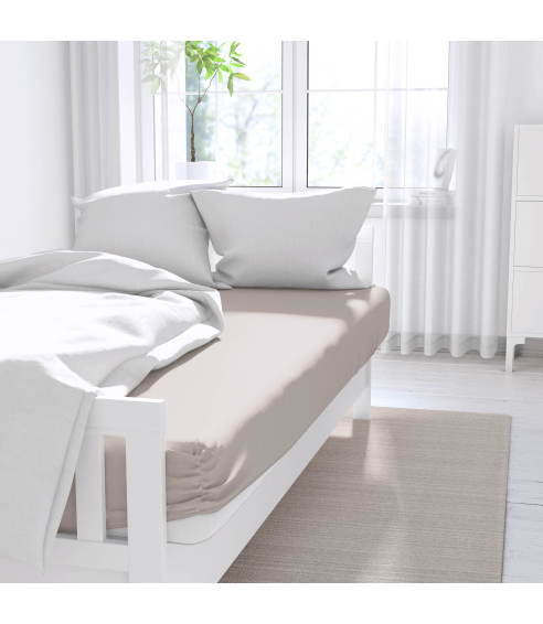 Cotton Bed Sheet „Classic seashell“. Flat sheets