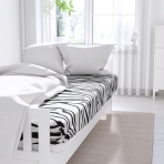 Cotton Bed Sheet „Zebra“, 150x220 cm