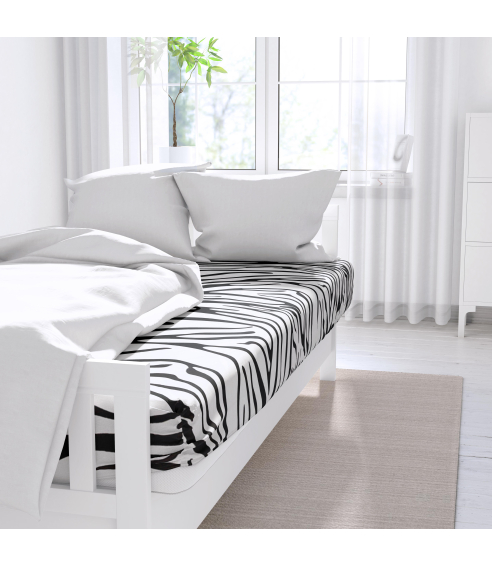 Cotton Bed Sheet „Zebra“. Flat sheets