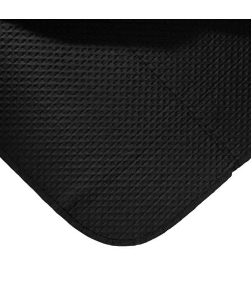 Double-sided bedspread “Black Trapuntino Bedspread”. Blankets