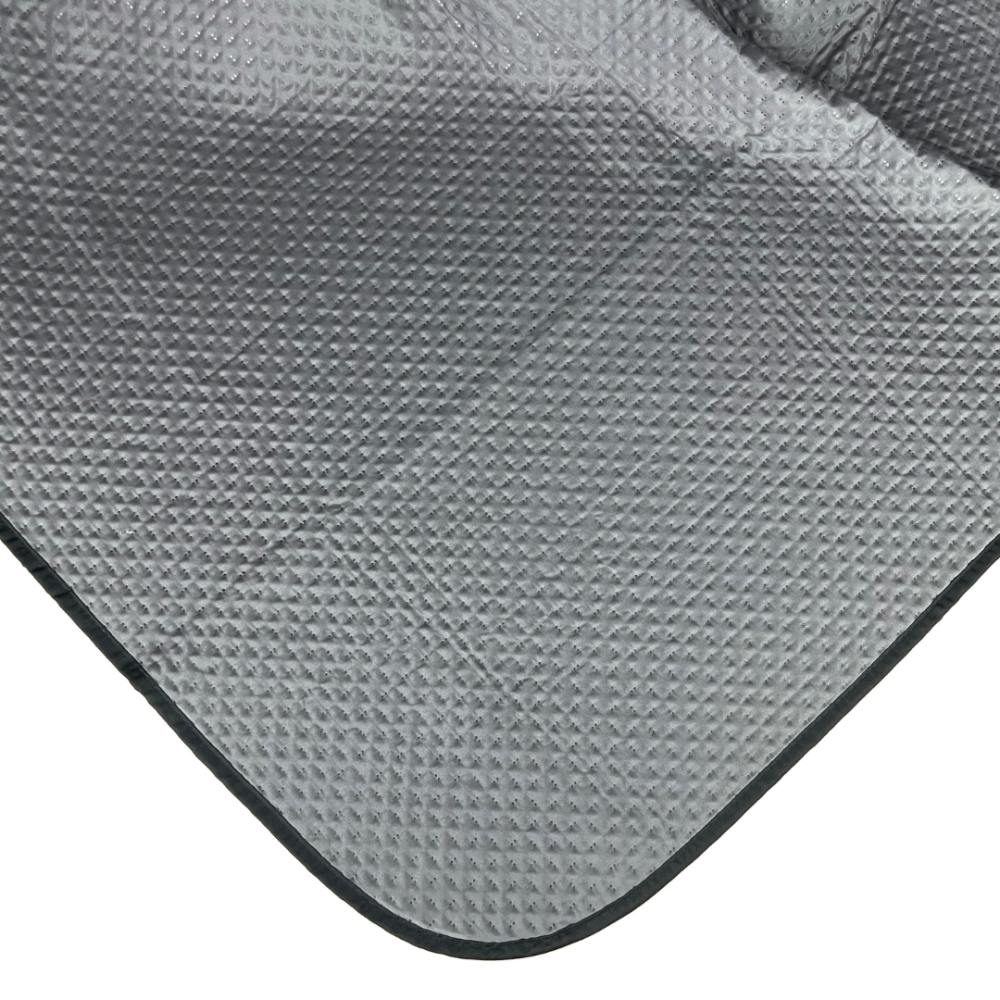 Double-sided bedspread “Black Trapuntino Bedspread”. Blankets, 170x250 cm, 200x250 cm. Draped over the bed, the bedspread creates a modern contrast and a cohesive interior accent.