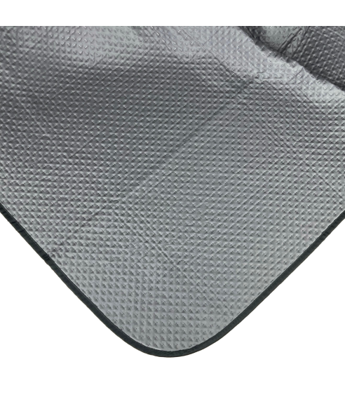 Double-sided bedspread “Black Trapuntino Bedspread”. Blankets