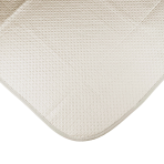 Double-Sided Bedspread “Cream Trapuntino”. Blankets, 170x250 cm, 200x250 cm. Sand-colored bedspread with a soft geometric pattern.