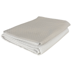 Double-Sided Bedspread “Cream Trapuntino”. Blankets, 170x250 cm, 200x250 cm. Cream-colored bedspread with small rectangular patterns.
