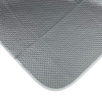 Reversible Bedspread “Grey Trapuntino Bedspread”. Blankets, 170x250 cm, 200x250 cm. Dark gray bedspread with an accentuated contrasting side that highlights the contours of the bed.