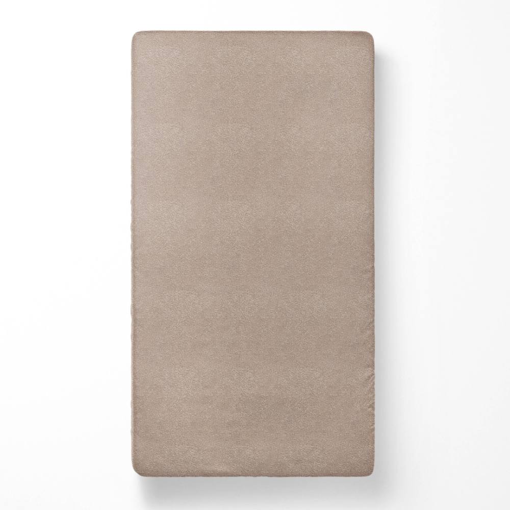 Terry fitted sheet „Beige Terry sheet“. Fitted sheets 160x200, 90x200 cm, 160x200 cm, 180x200 cm. Fitted terry sheet in sand tone