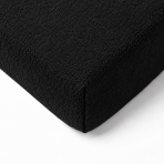 Terry fitted sheet „Black frote“. Fitted sheets 180x200, 90x200 cm, 140x200 cm, 160x200 cm, 180x200 cm, 200x220 cm. Deep black fitted sheet with fine small terry loops. Terry fitted sheet „Black frote“. Fitted sheets 180x200, 90x200 cm, 140x200 cm, 160x200 cm, 180x200 cm, 200x220 cm. Deep black fitted sheet with fine small terry loops.