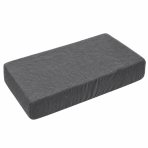 Terry fitted sheet „Dark grey frote“. Fitted sheets 180x200, 90x200 cm, 140x200 cm, 160x200 cm, 180x200 cm, 200x220 cm