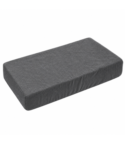 Terry fitted sheet „Dark grey frote“. Fitted sheets 90x200