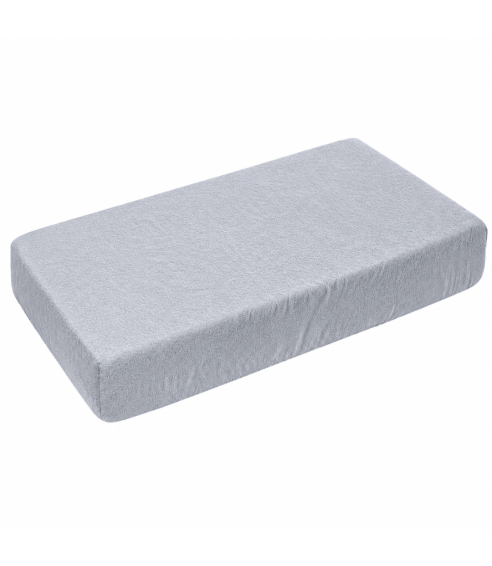 Terry fitted sheet „Grey frote“. Fitted sheets 90x200