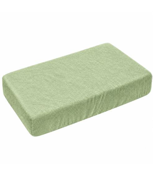 Terry fitted sheet „Olive frote“. Fitted sheets 90x200