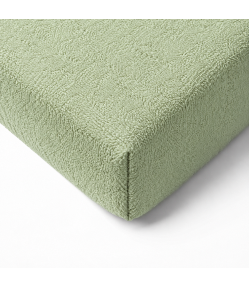 Terry fitted sheet „Olive frote“. Fitted sheets 90x200