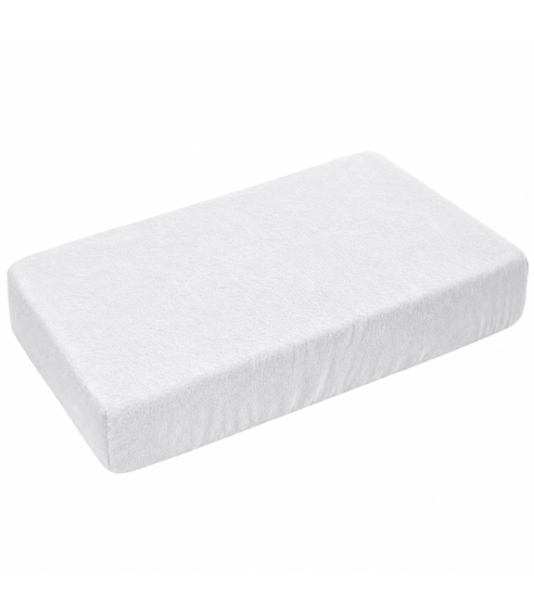Terry fitted sheet „White frote“. Fitted sheets 90x200
