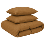 Linen Bedding Set „Linen Mustard“. Bedding sets 150x200, 140x200 cm, 150x200 cm, 160x200 cm, 180x200 cm, 200x200 cm, 200x220 cm, 220x240 cm. Mustard brown bedding set with a subtle tonal pattern. Linen Bedding Set „Linen Mustard“. Bedding sets 150x200, 140x200 cm, 150x200 cm, 160x200 cm, 180x200 cm, 200x200 cm, 200x220 cm, 220x240 cm. Mustard brown bedding set with a subtle tonal pattern.