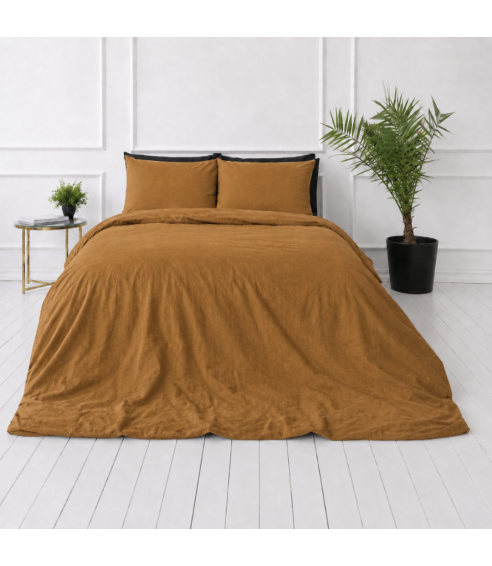 Linen Bedding Set „Linen Mustard“. Linen bedding sets