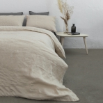 Linen Bedding Set „Linen sepia“. Bedding sets 150x200, 140x200 cm, 150x200 cm, 160x200 cm, 180x200 cm, 200x200 cm, 200x220 cm, 220x240 cm