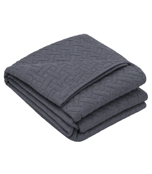 Bedspread “Bedspread Graphite”. Blankets
