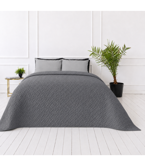 Bedspread “Bedspread Graphite”. Blankets