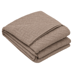 Bedspread “Bedspread Latte”. Blankets, 210x240 cm. Sand-coloured bedspread with a fine geometric quilted pattern Bedspread “Bedspread Latte”. Blankets, 210x240 cm. Sand-coloured bedspread with a fine geometric quilted pattern