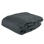 Bedspread “Coal”. Blankets, 220x240 cm. Dark gray bedspread with decorative quilted stitching Bedspread “Coal”. Blankets, 220x240 cm. Dark gray bedspread with decorative quilted stitching