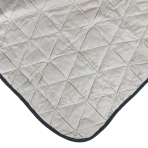Bedspread “Coal”. Blankets, 220x240 cm. Stylish bedspread with a subtle geometric pattern Bedspread “Coal”. Blankets, 220x240 cm. Stylish bedspread with a subtle geometric pattern