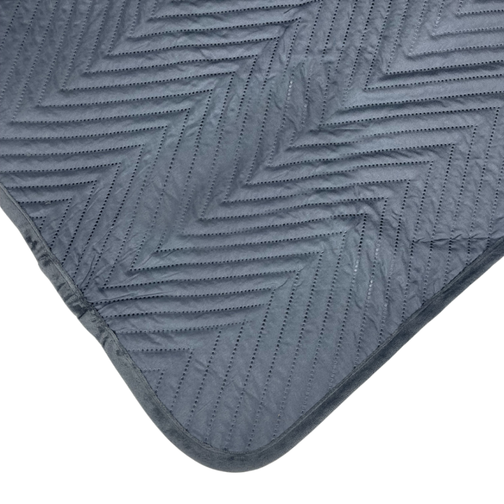 Bedspread “Pebble”. Blankets, 200x220 cm. Decorative bedspread in anthracite tone