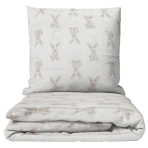 Muslin Bedding Set “Sweet Bunny Rest”. Patterned bedding sets, 140x200 cm, 160x200 cm