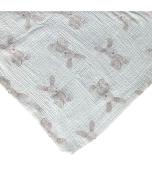 Muslin Bedding Set “Sweet Bunny Rest”. Cotton bedding sets