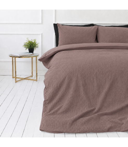 Muslin bedding set „Brown muslin“. Bedding sets 200x200